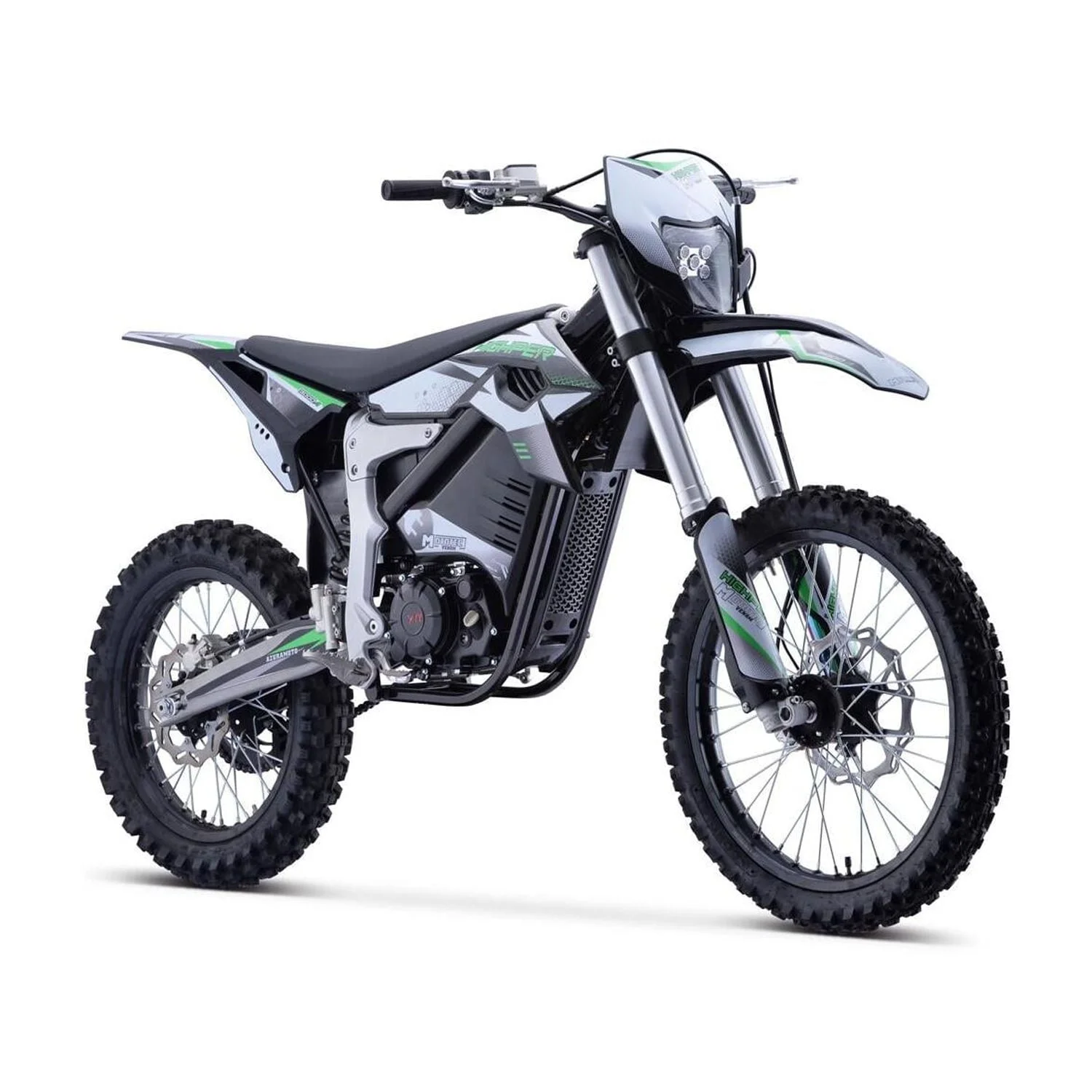 Venom 72V 12000W Electric Dirt Bike White