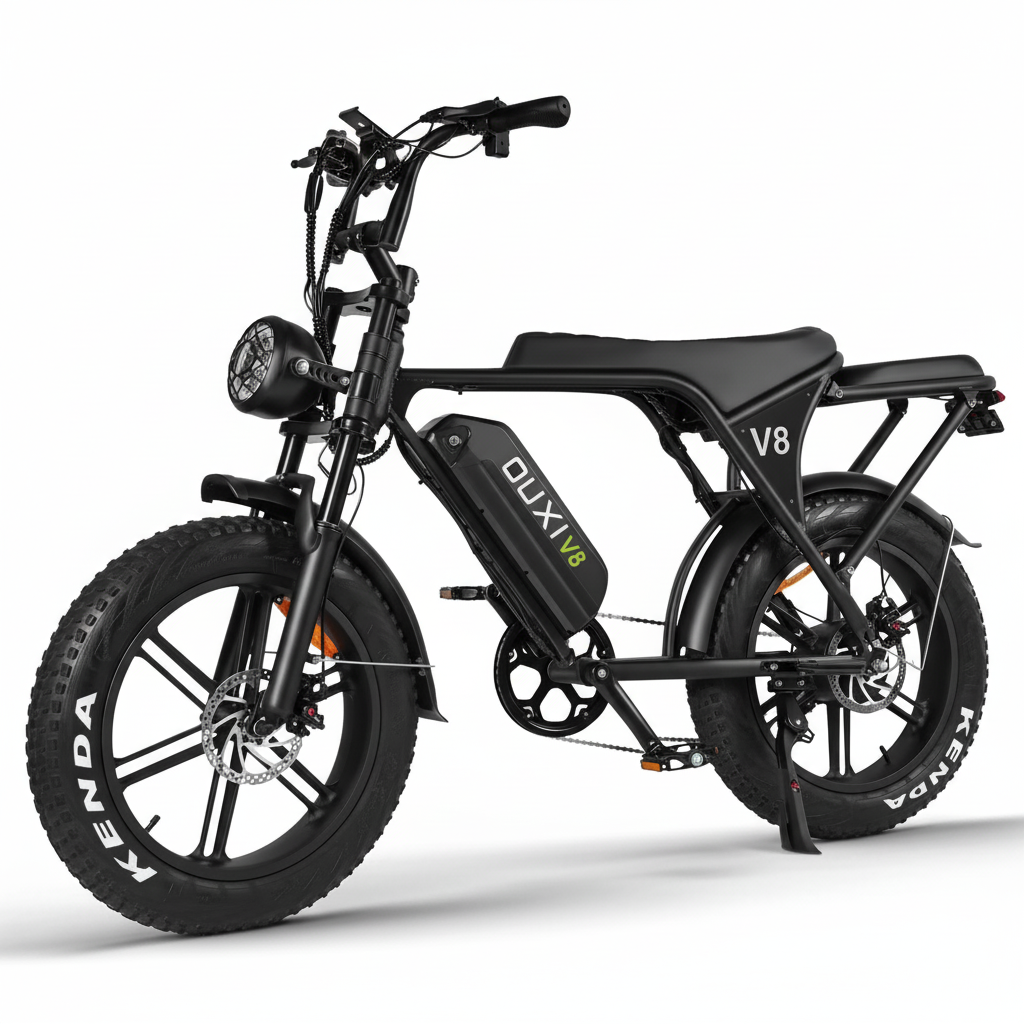 Hipatoo Electric Bike for Adults, 20" Electric Mountain Bike 750W 31MPH, 48V 15Ah Battery, UL2849